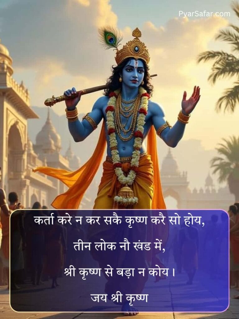 Jai Shree Krishna Shayari