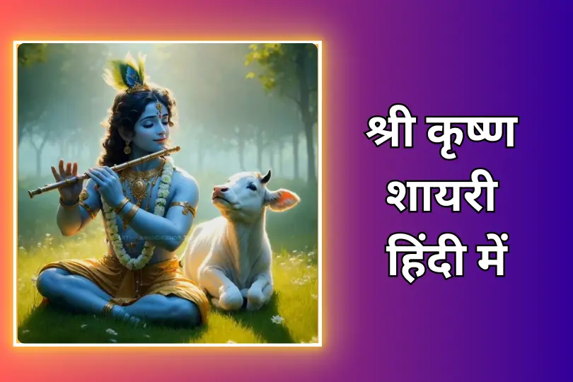 Shree Krishna Shayari In Hindi | श्री कृष्ण शायरी हिंदी में